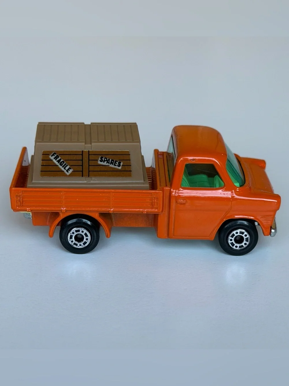 Vintage Matchbox Superfast No. 66 Ford Transit Pick Up Truck Cargo Crate Lesney